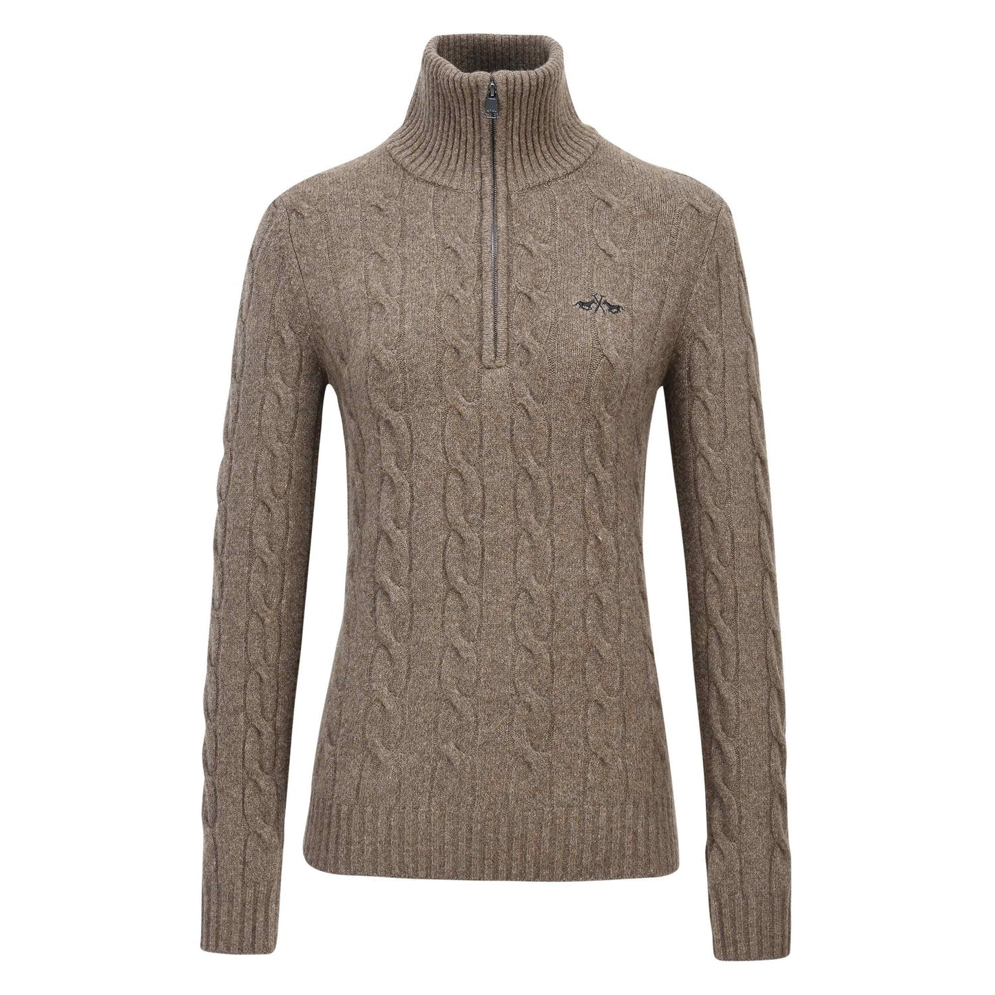 HV-Polo Kabelstickad Pullover Dunya