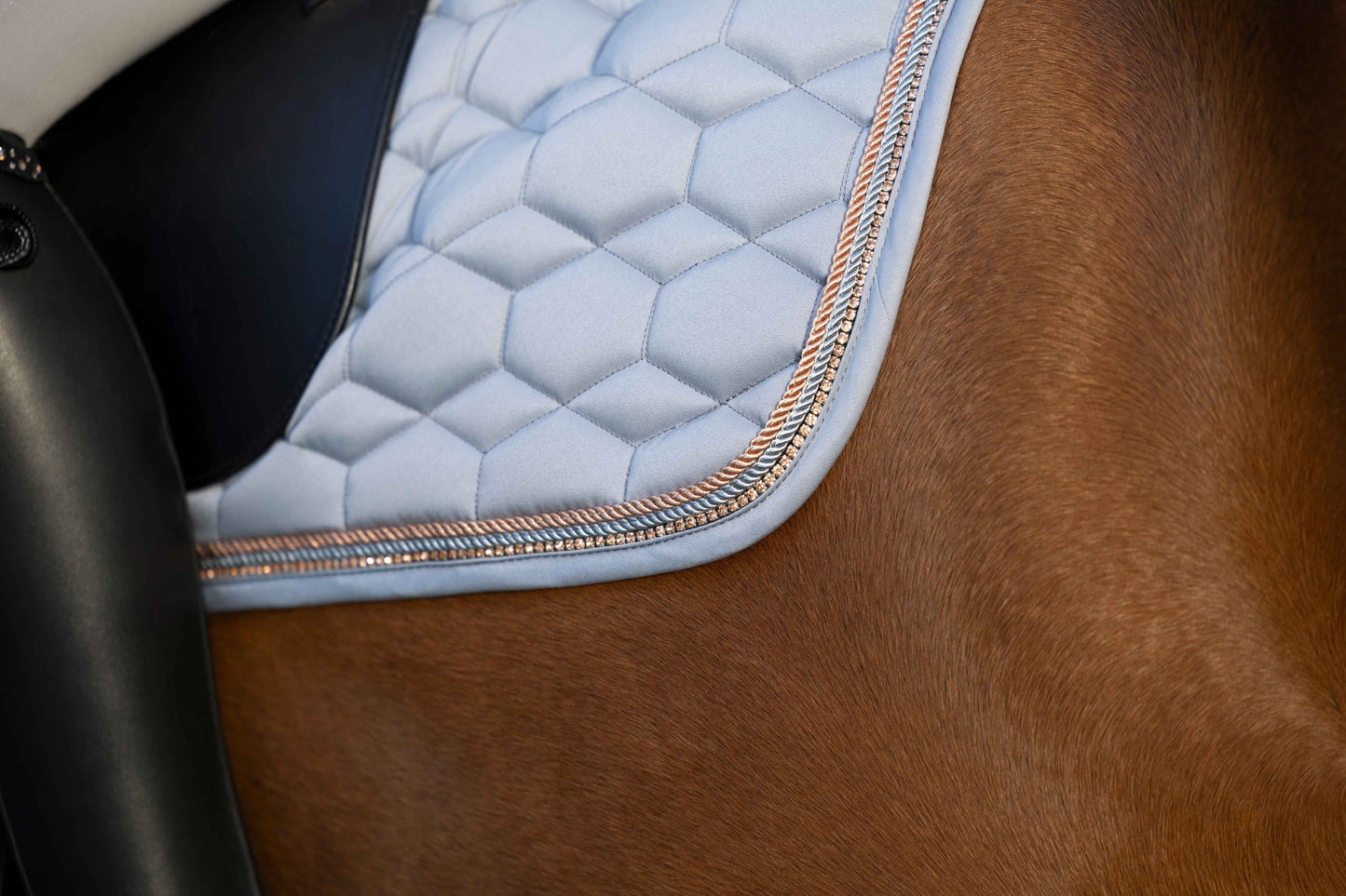 HKM Rosegold Glamour Style Dressyrschabrak
