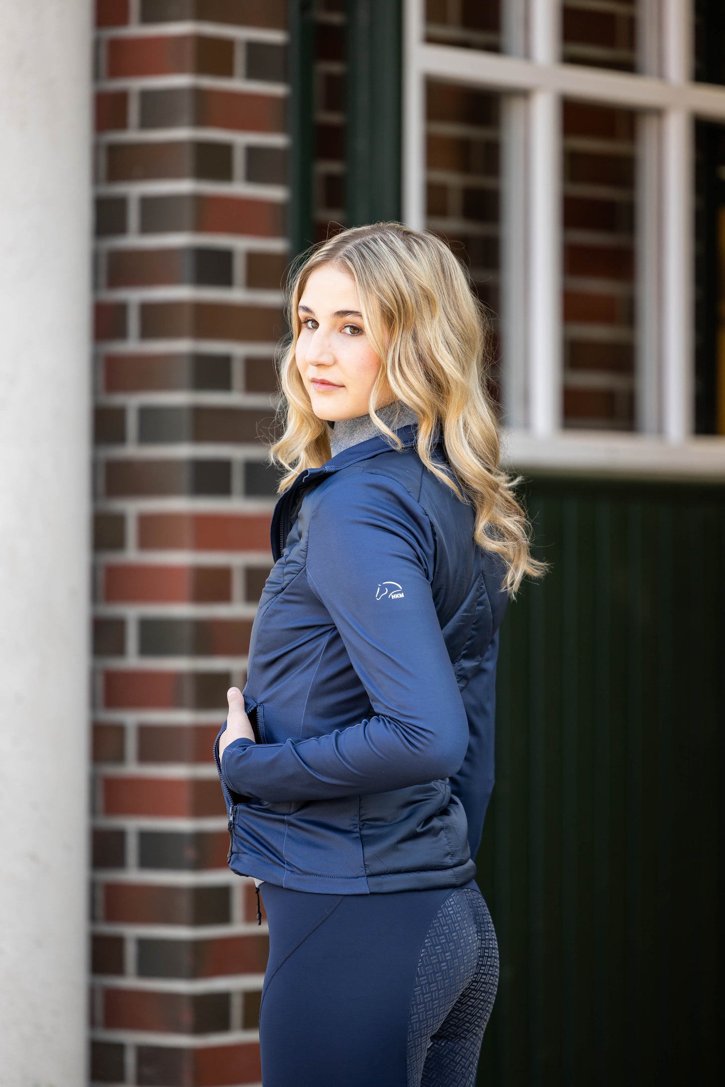 HKM Jersey/Nylon Jacka Prag II