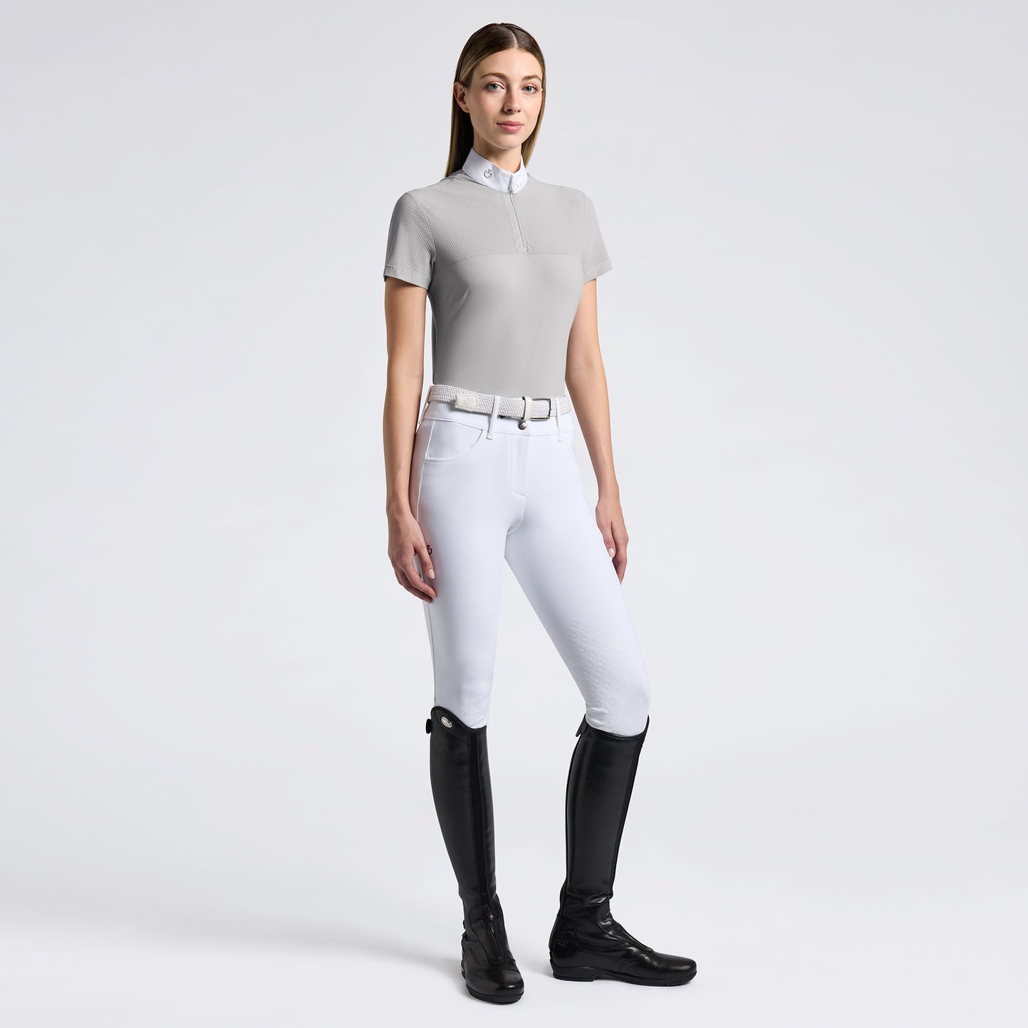 Cavalleria Toscana Technical Jersey With Zip Tävlingstopp