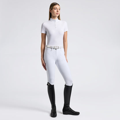 Cavalleria Toscana Technical Jersey med Knappar Tävlingstopp