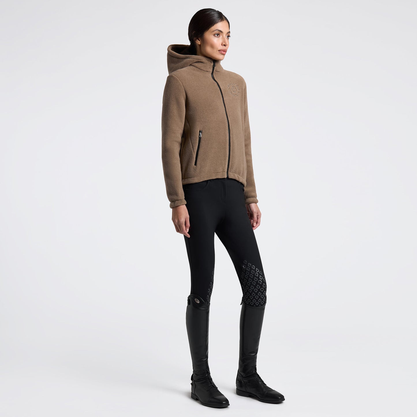 Cavalleria Toscana Teknisk Fleece Zip Hoodie