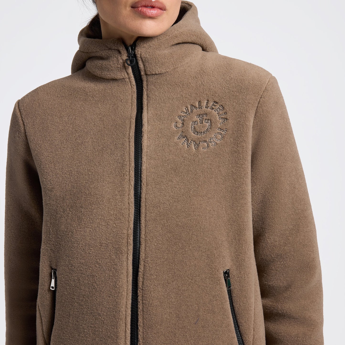 Cavalleria Toscana Teknisk Fleece Zip Hoodie