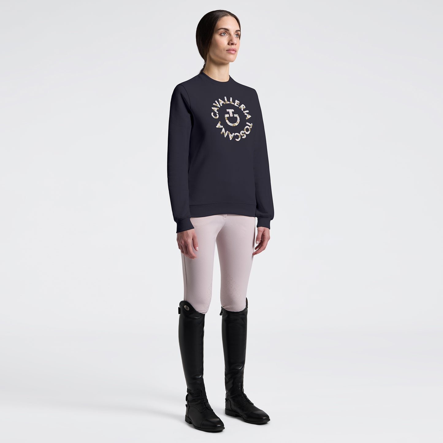 Cavalleria Toscana Floral Sweatshirt