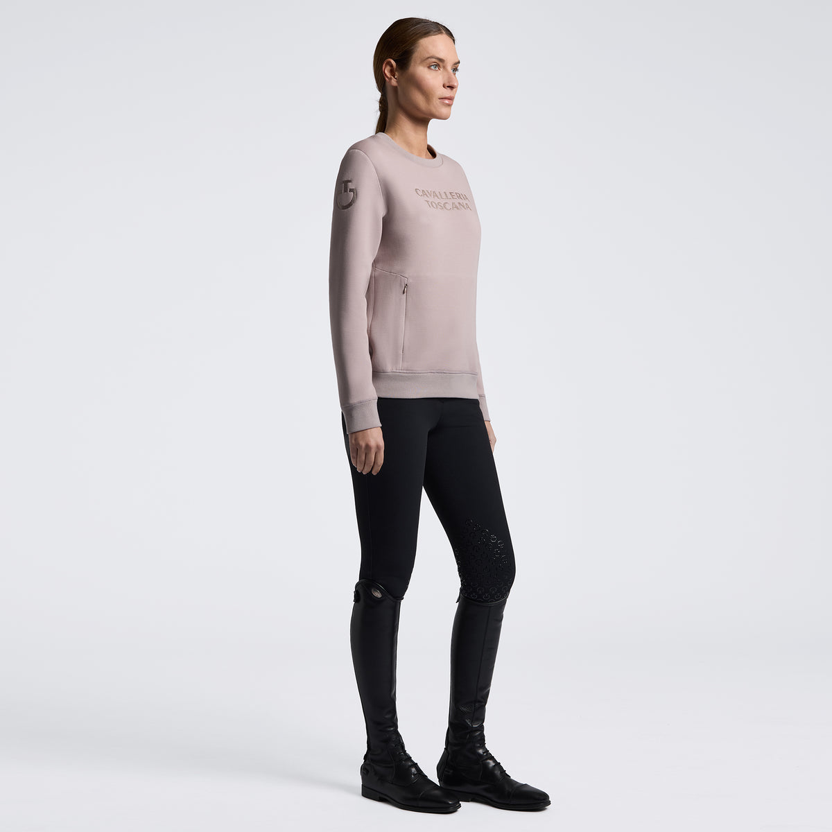 Cavalleria Toscana Technical Crew Neck Hoodie