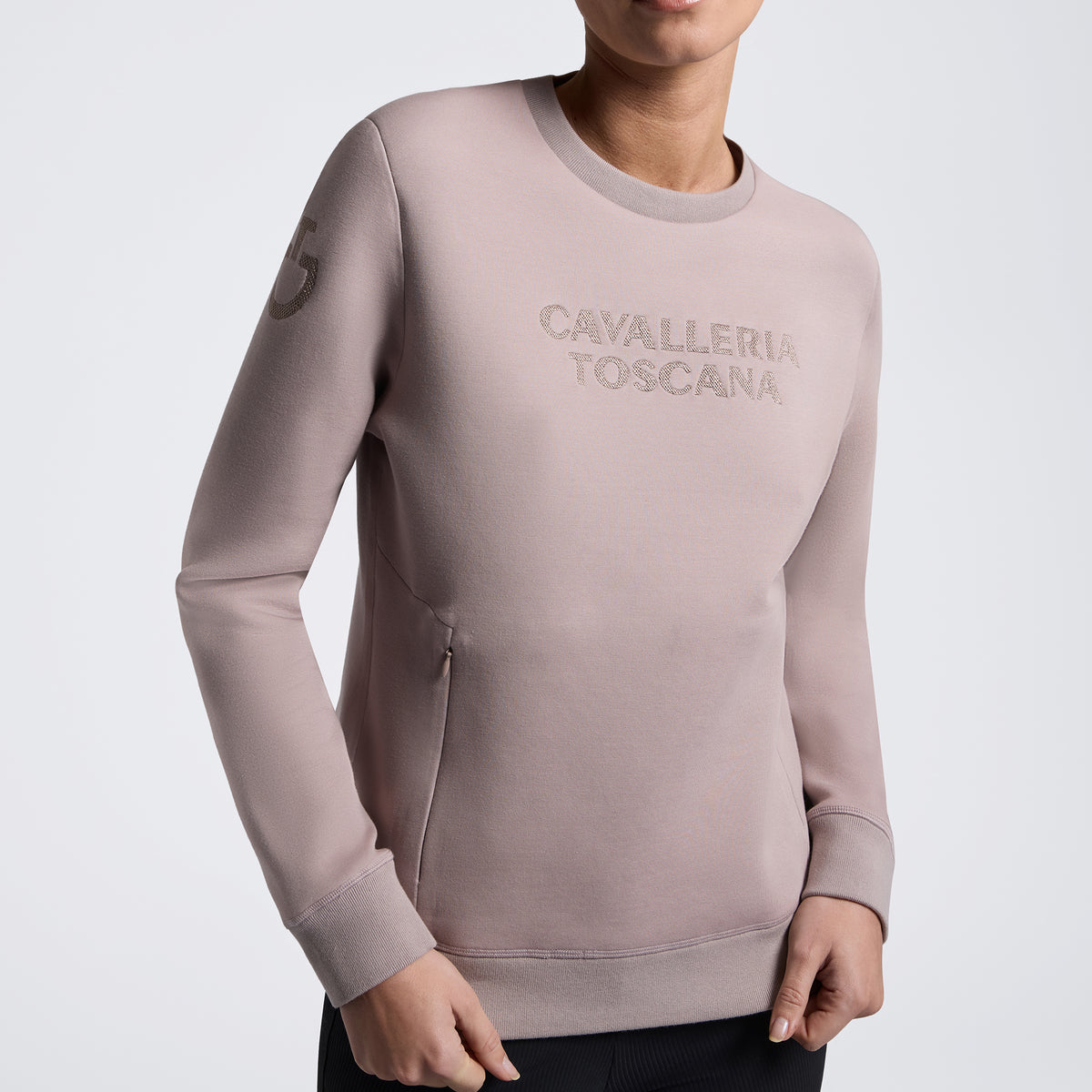 Cavalleria Toscana Technical Crew Neck Hoodie