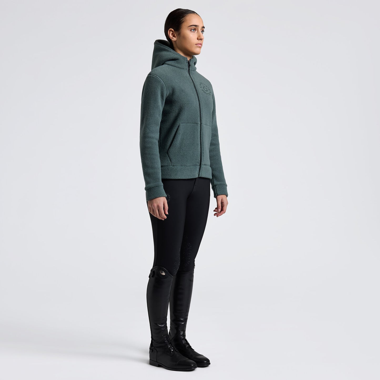 Cavalleria Toscana Junior Unisex Fleece Zip Hoodie