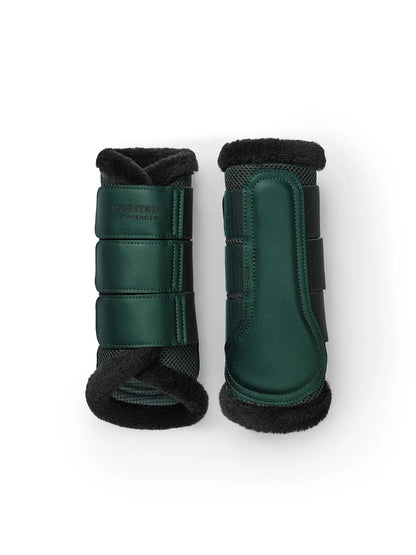 Equestrian Stockholm Fur Mesh Brushing Boots