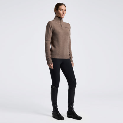 Cavalleria Toscana Pure Wool Half Zip Turleneck Sweater