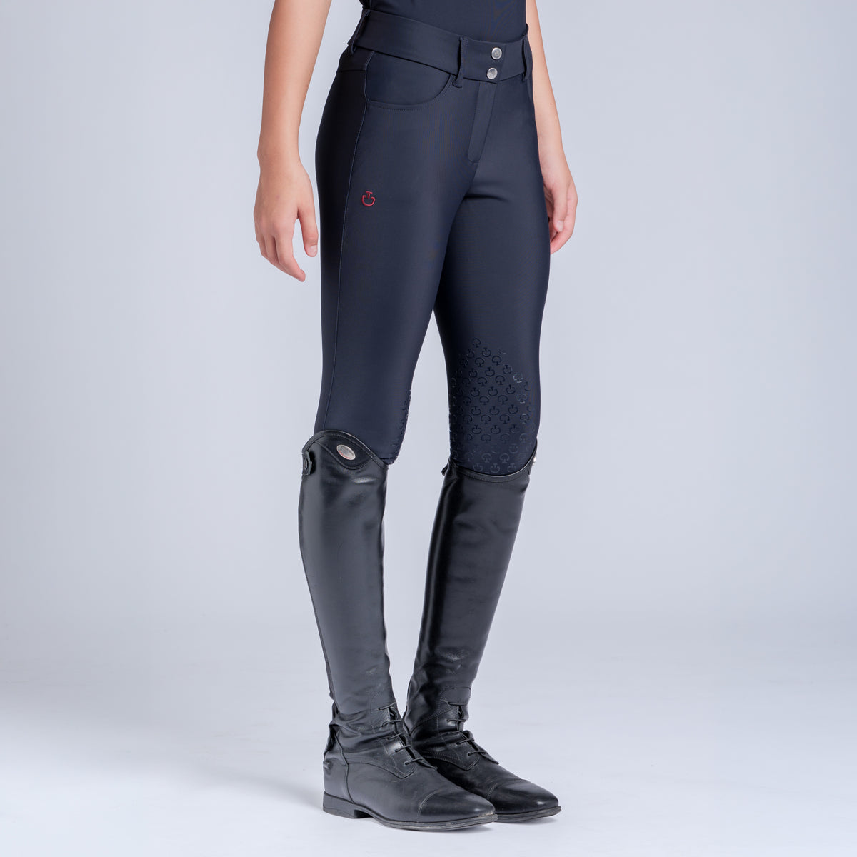 Cavalleria Toscana Junior Knäskodd Ridbyxa High Waist