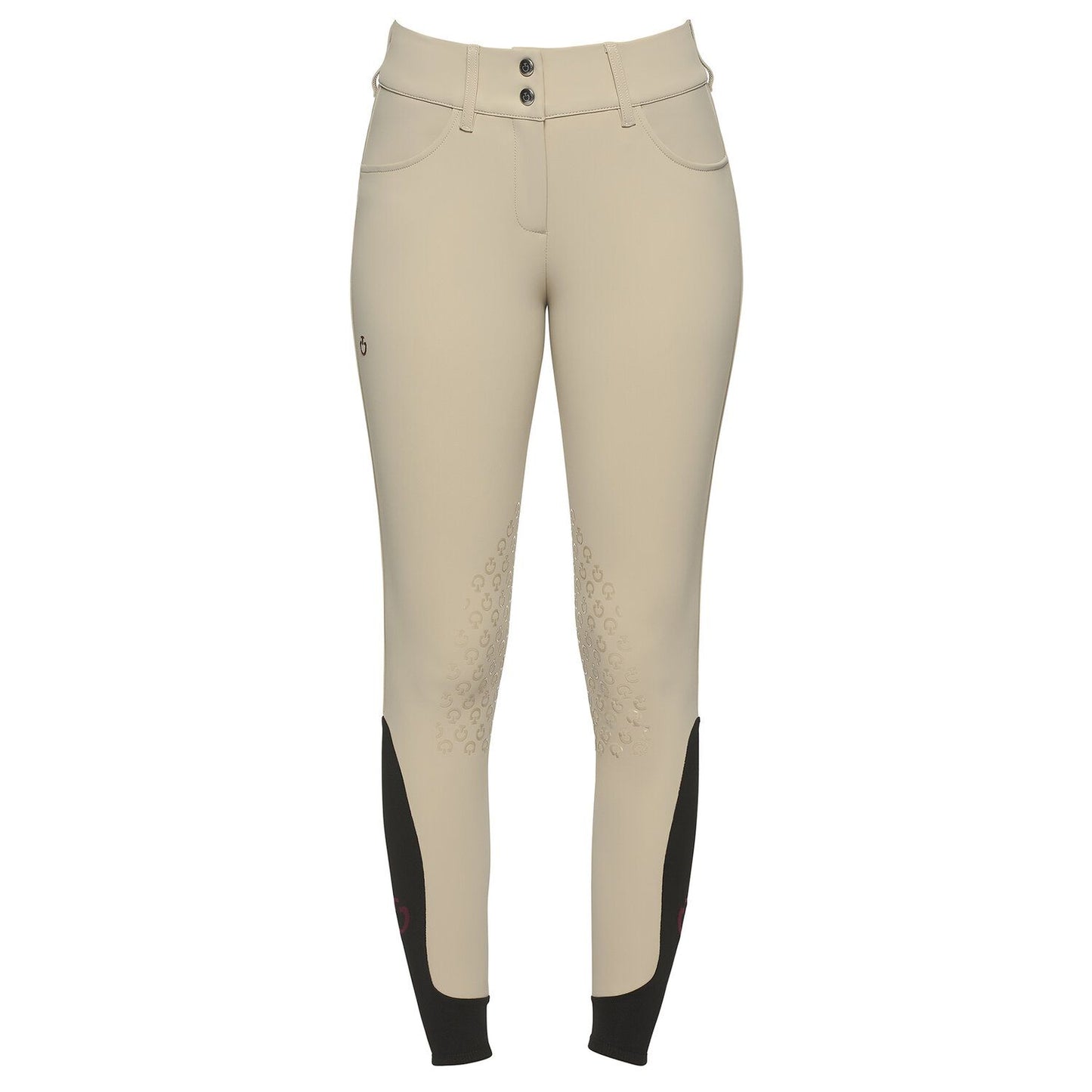Cavalleria Toscana High Waist Knäskodd Ridbyxa