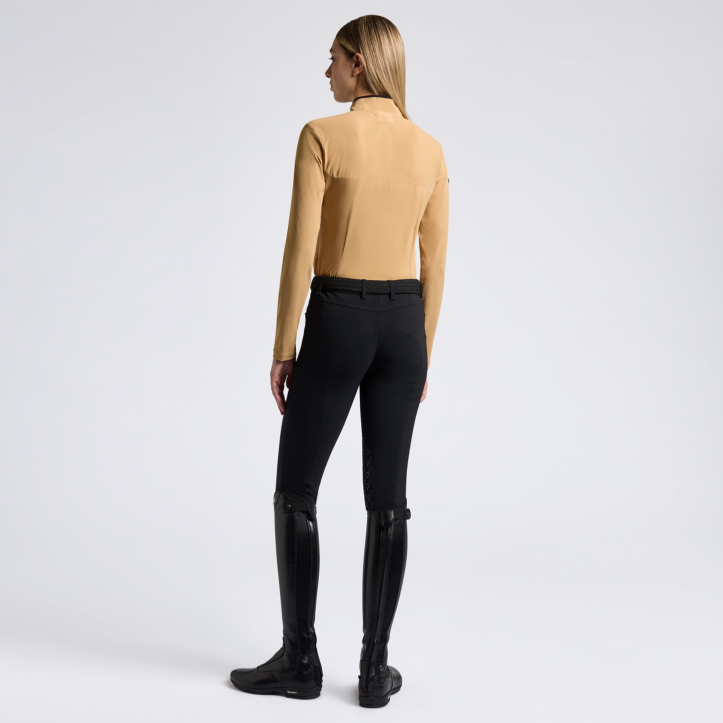 Cavalleria Toscana Teknisk Träningspolo med Zip