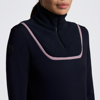 Cavalleria Toscana Funktionströja med Teddyfleece  krage
