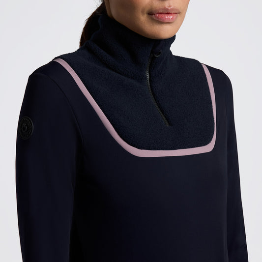 Cavalleria Toscana Funktionströja med Teddyfleece  krage