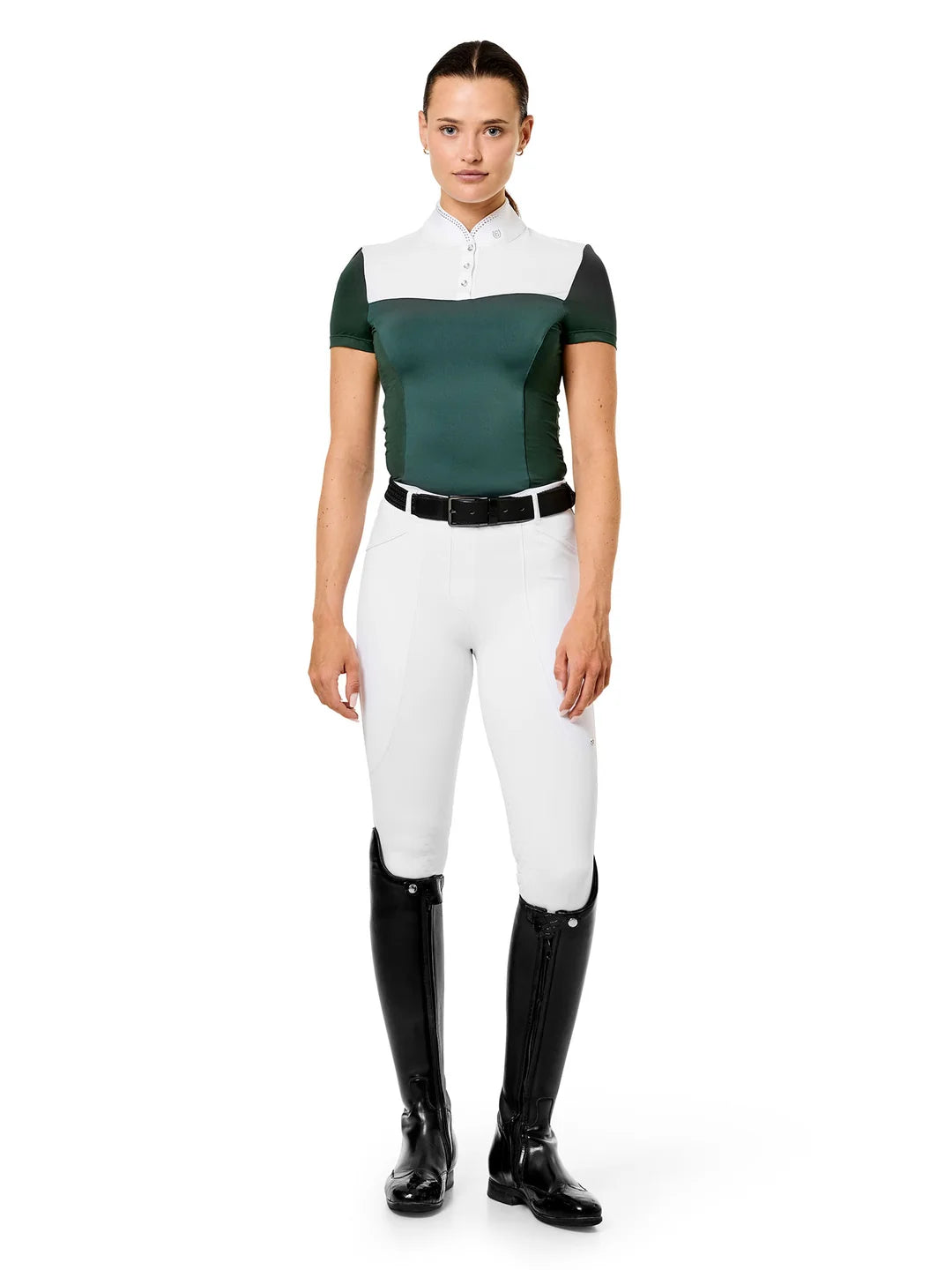 Equestrian Stockholm Revenew Competition Top Short Sleeve