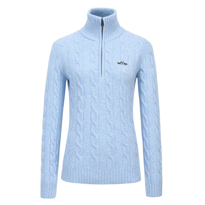 HV-Polo Kabelstickad Pullover Dunya