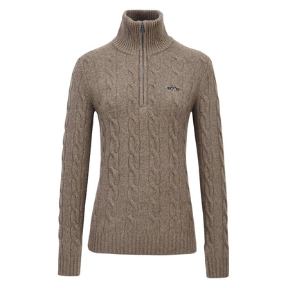 HV-Polo Kabelstickad Pullover Dunya