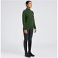 Cavalleria Toscana Wool Crew Neck Half Zip