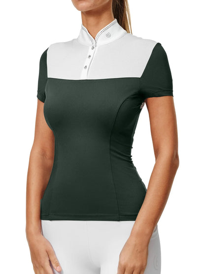 Equestrian Stockholm Revenew Competition Top Short Sleeve