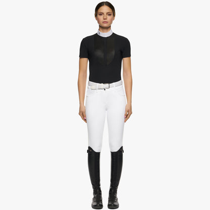 Cavalleria Toscana Lacey Drop Bib S/S Tävlingstopp