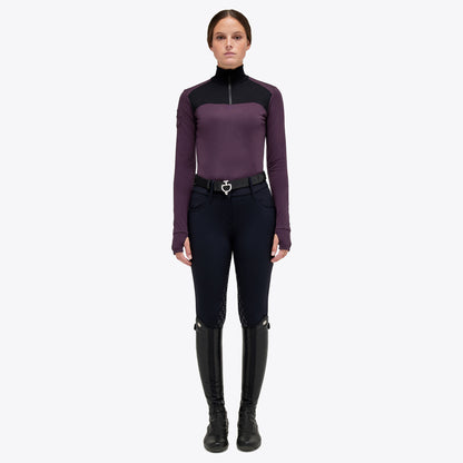 Cavalleria Toscana Tech Wool Half Zip Turtleneck