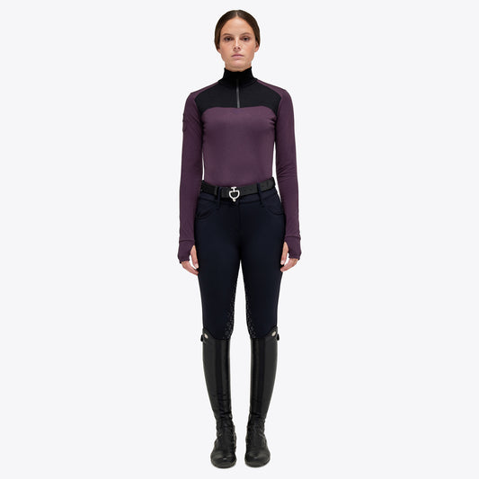Cavalleria Toscana Tech Wool Half Zip Turtleneck