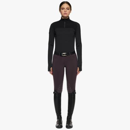 Cavalleria Toscana Tech Wool Half Zip Turtleneck