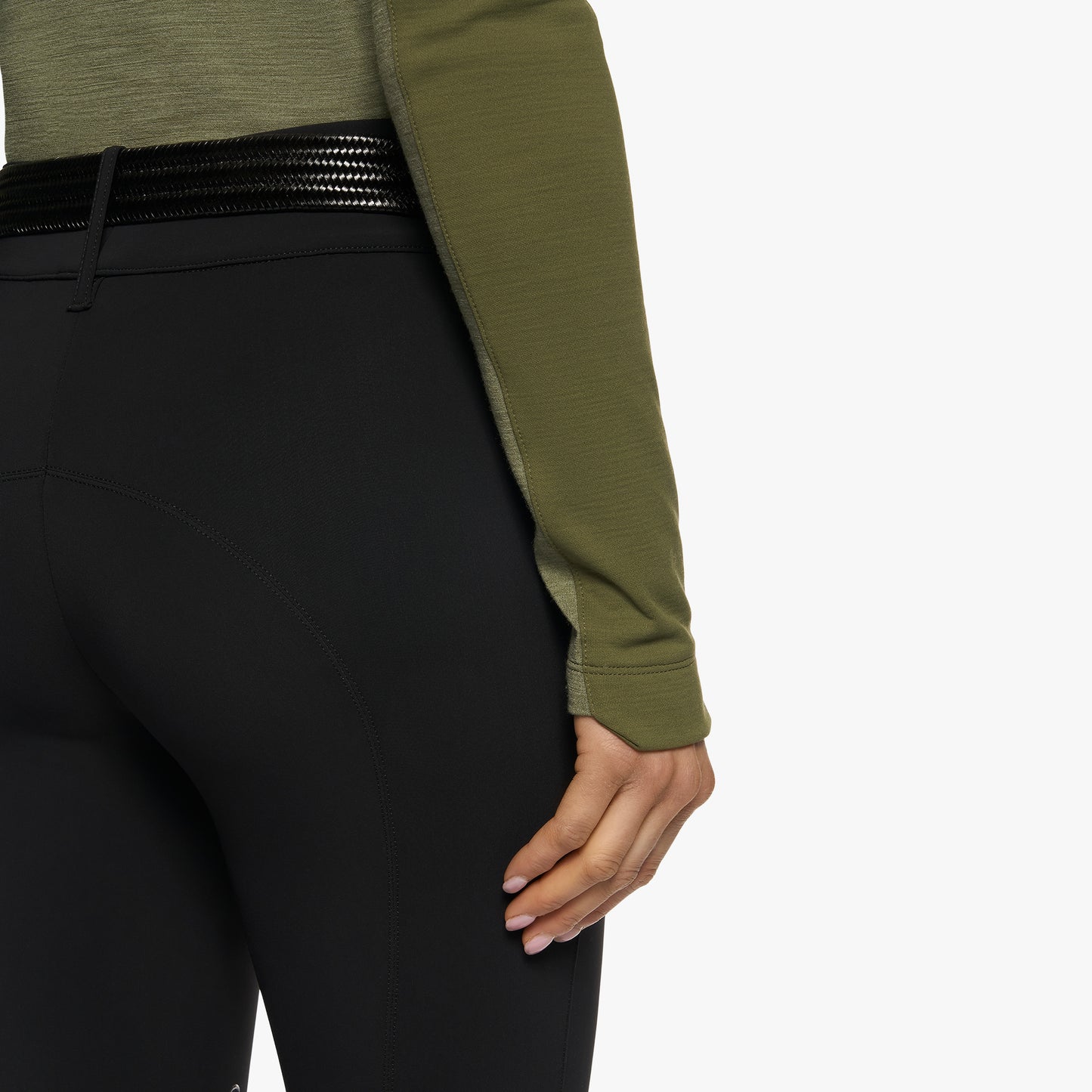 Cavalleria Toscana CT Orbit Tech Wool Mock Zip Turtleneck