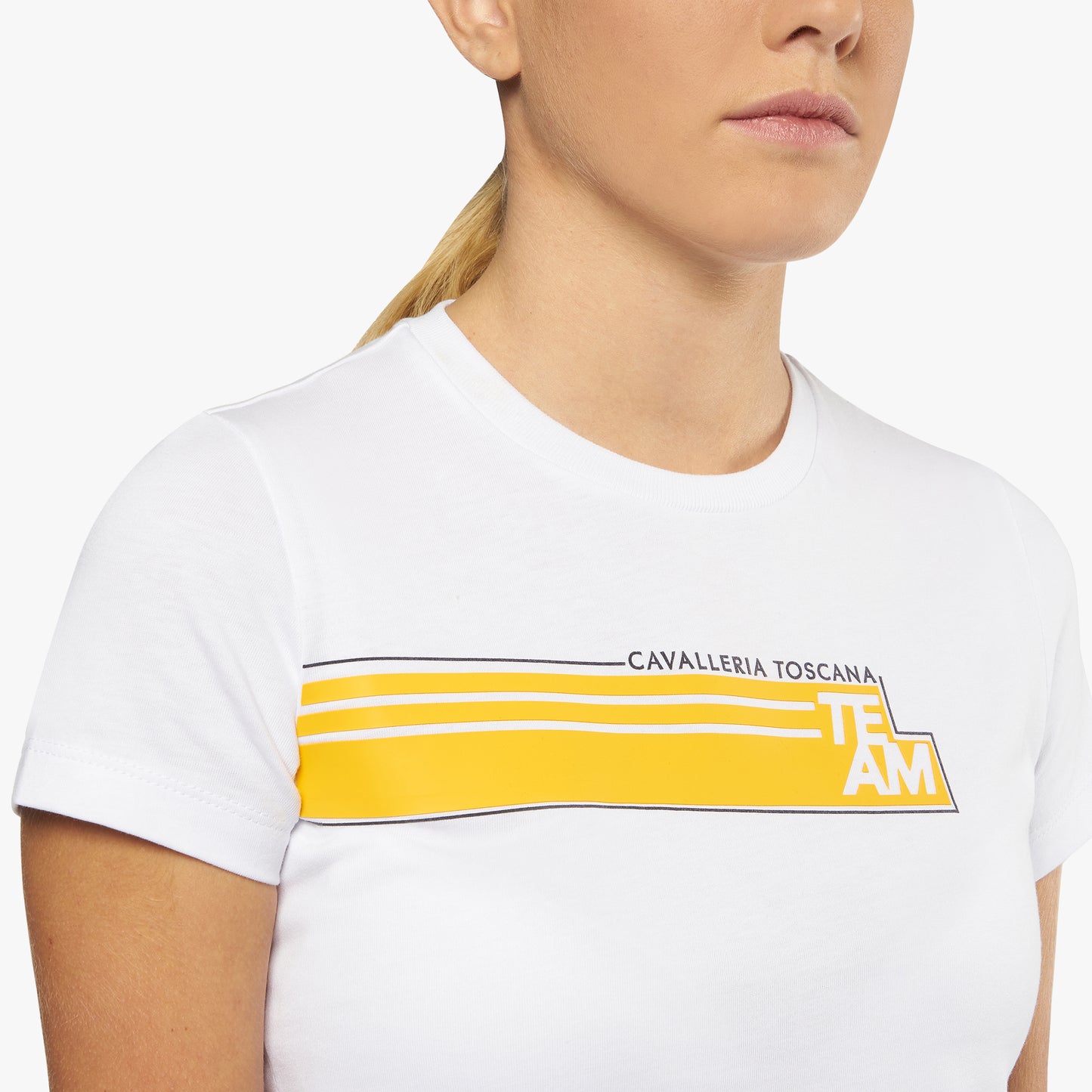 Cavalleria Toscana Junior Unisex Team Raceway Cotton T-Shirt