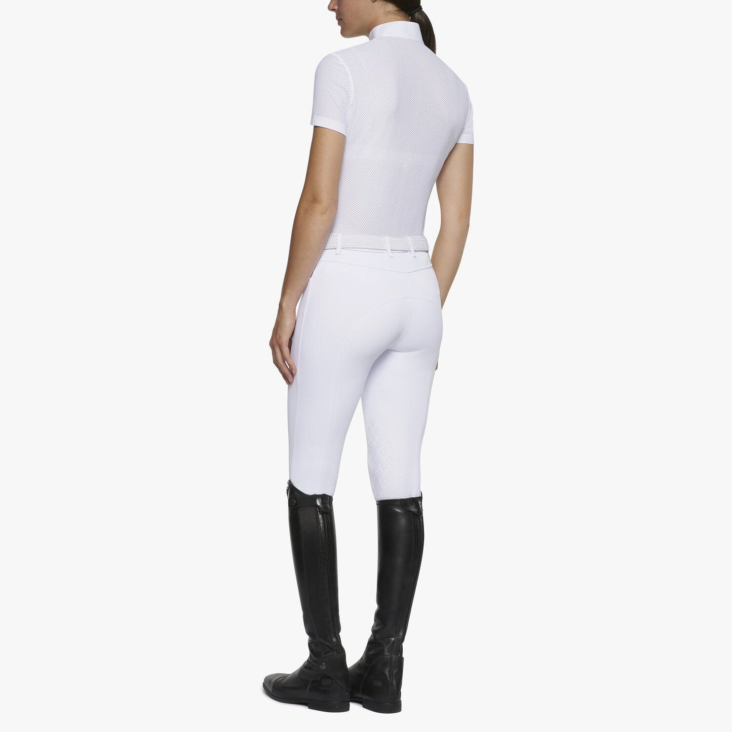 Cavalleria Toscana Perforerad Kortärmad Tävlingstop